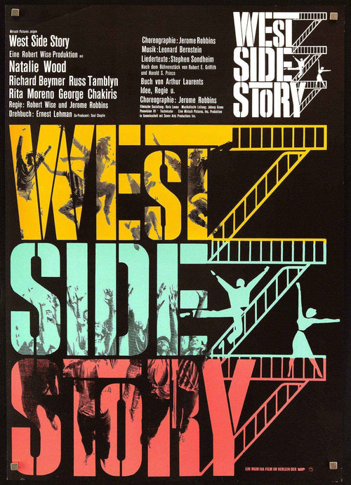 West Side Story Original Vintage Movie Poster