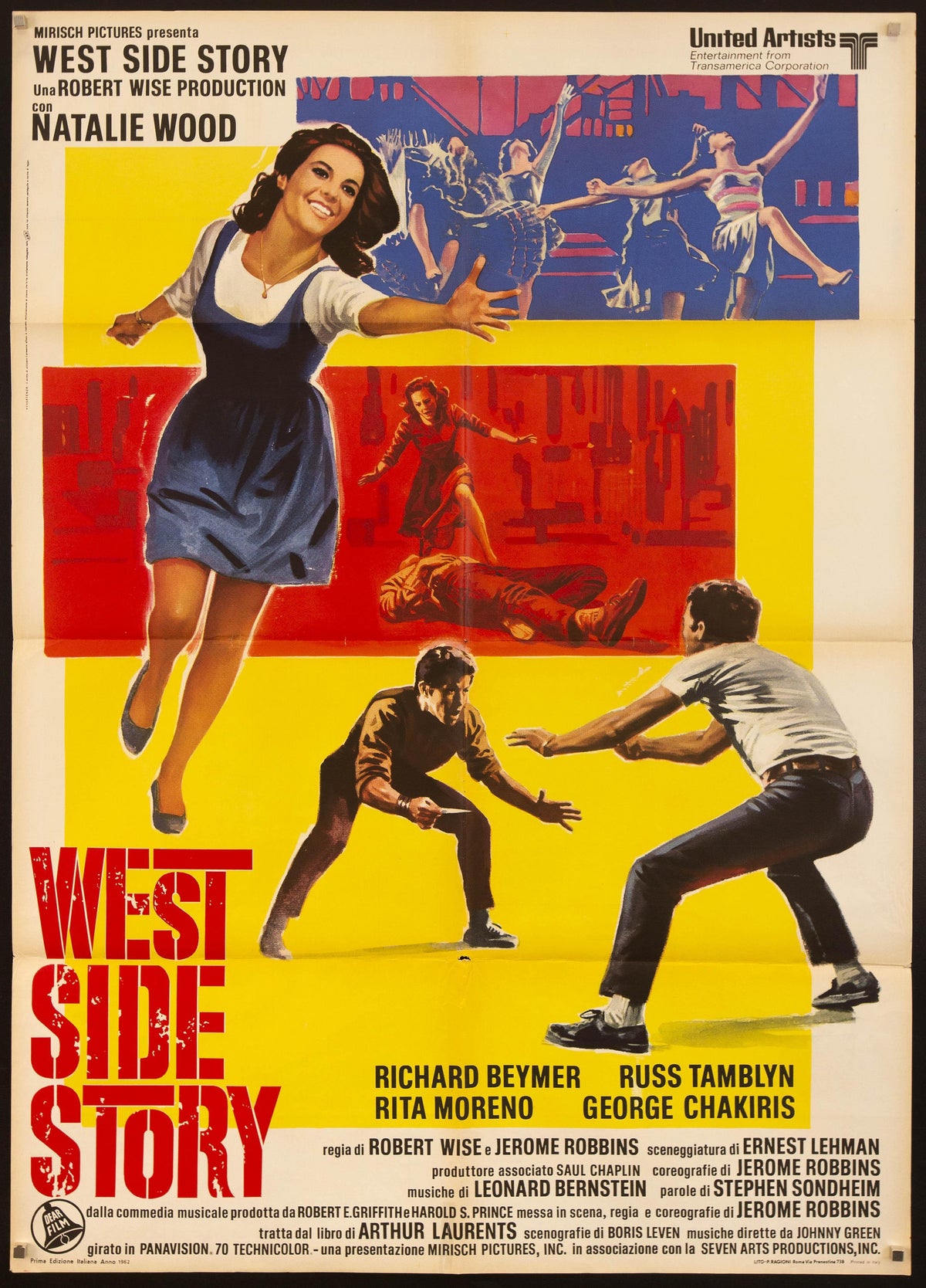 West Side Story Original Vintage Movie Poster