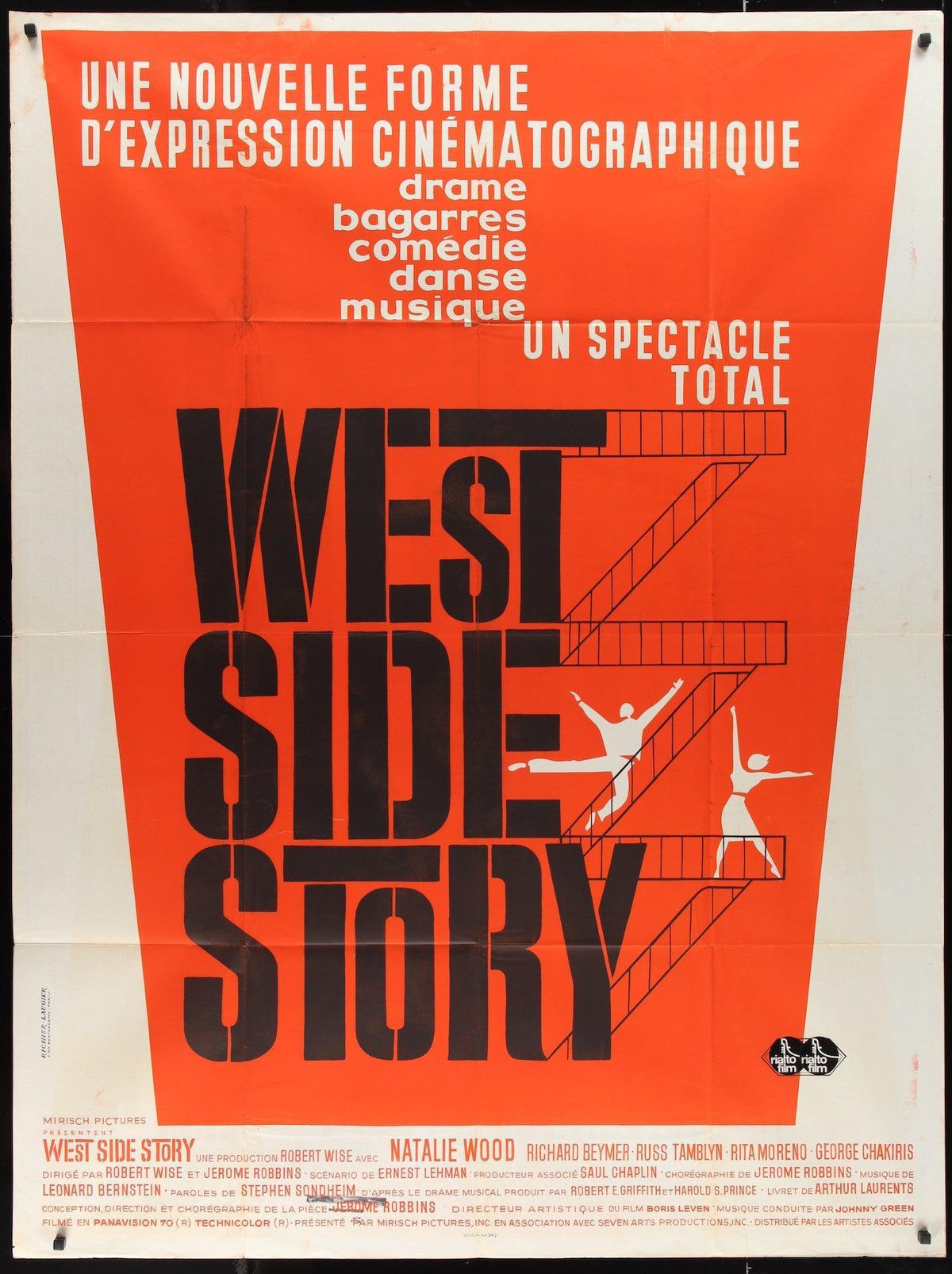 West Side Story Original Vintage Movie Poster