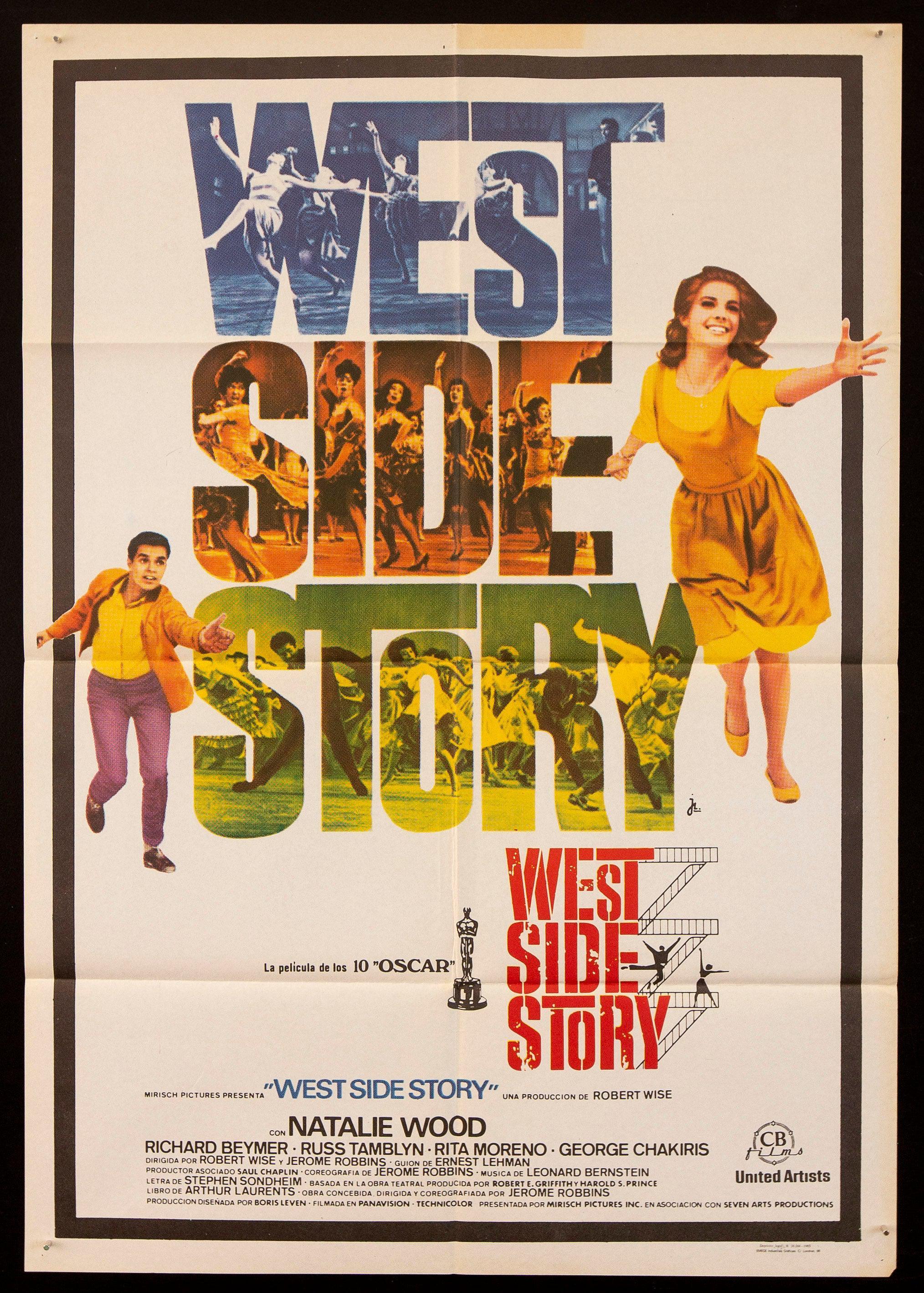West Side Story Movie Poster 1983 RI 1 Sheet (27x41)