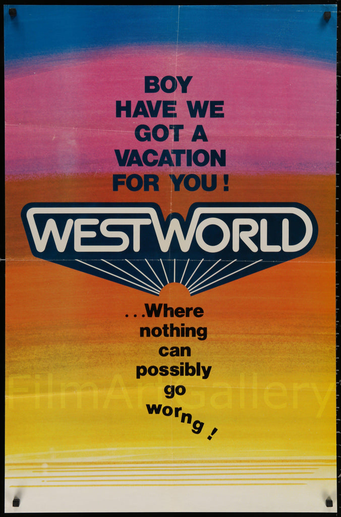 Westworld Original Vintage Movie Poster