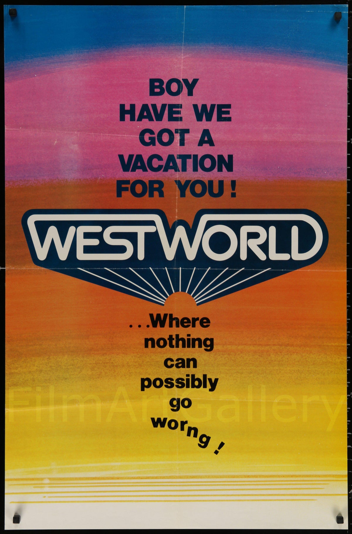 Westworld Original Vintage Movie Poster