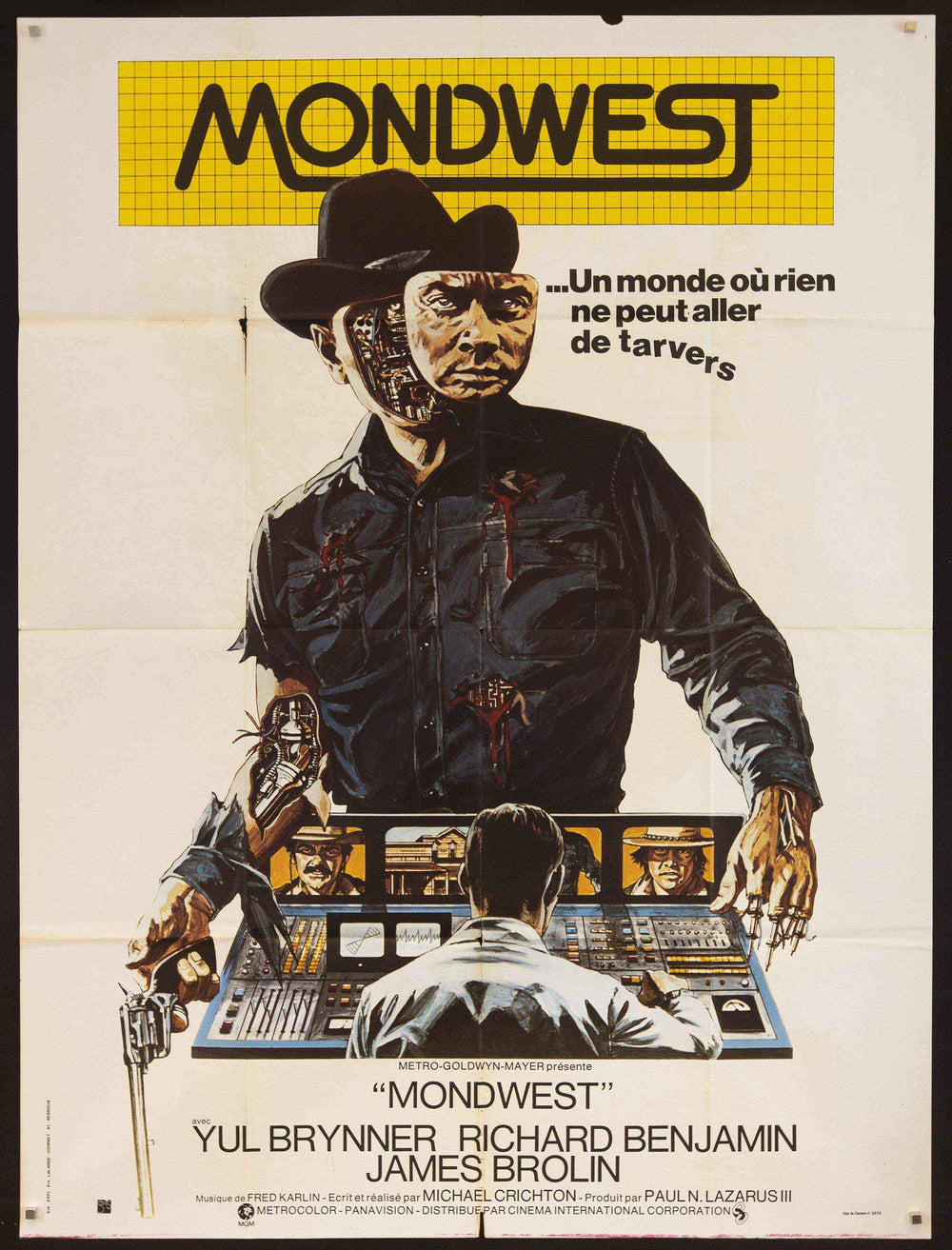 Westworld Original Vintage Movie Poster