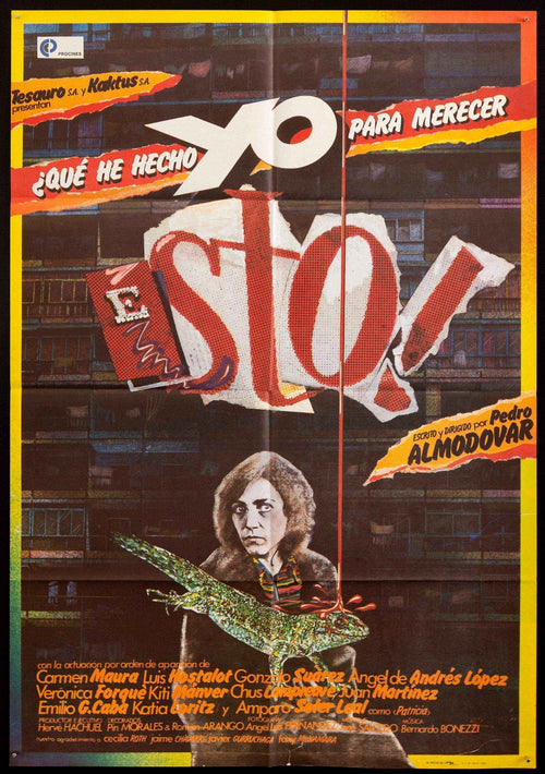 What Have I Done to Deserve This! Original Vintage Movie Poster