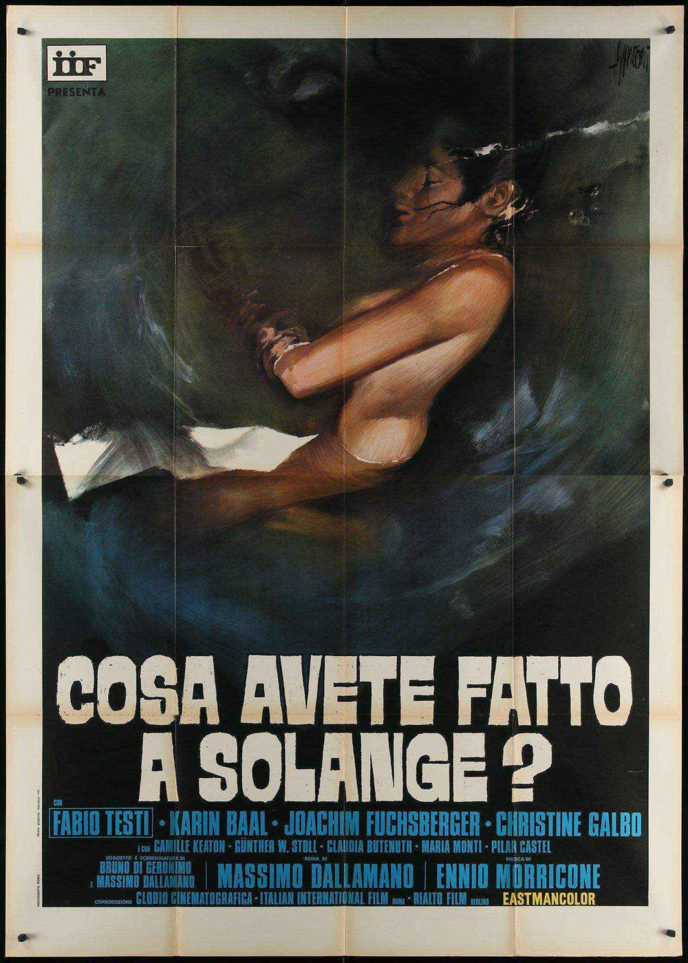 What Have They Done To Solange? Original Vintage Movie Poster