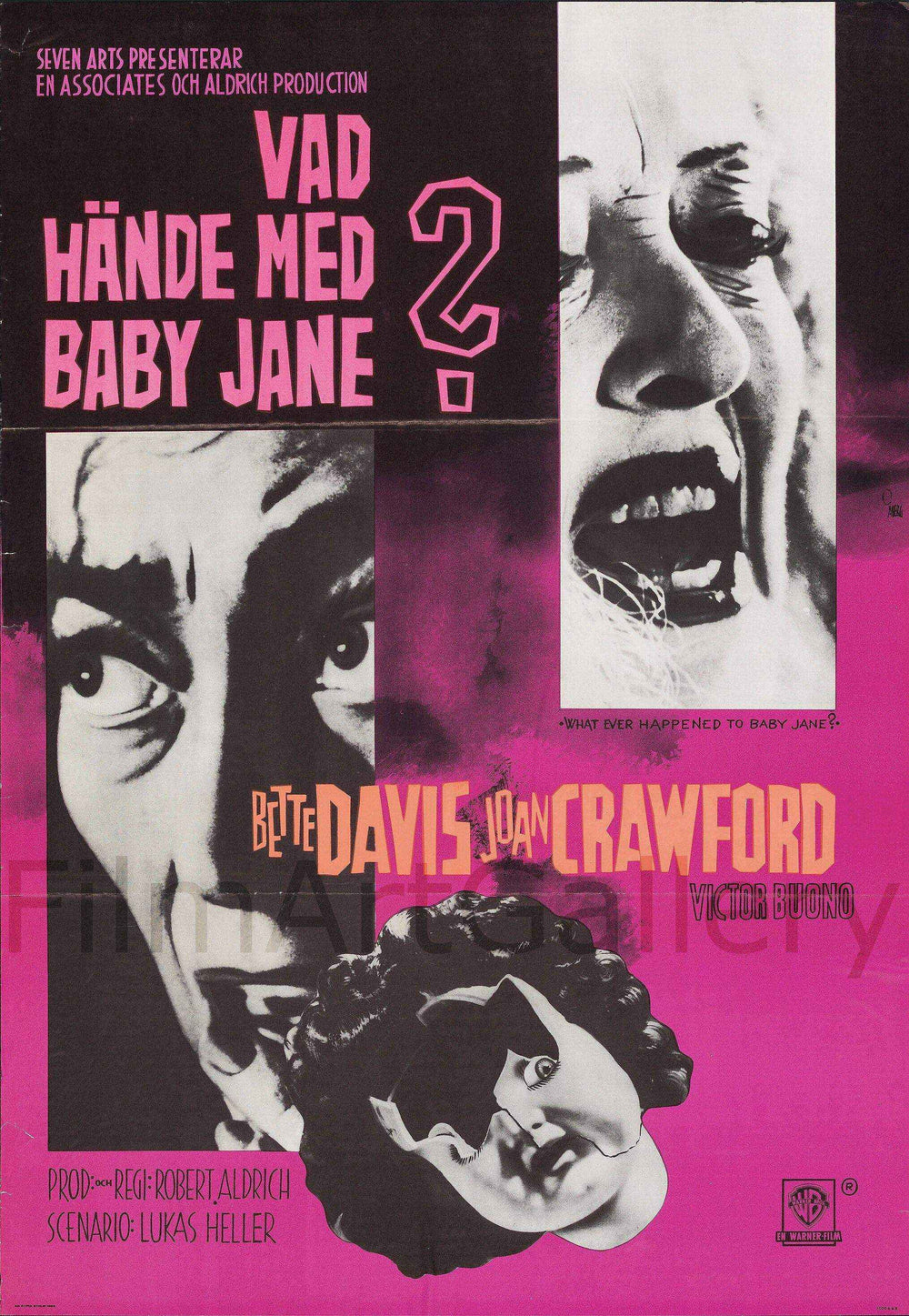 Whatever Happened to Baby Jane? Original Vintage Movie Poster