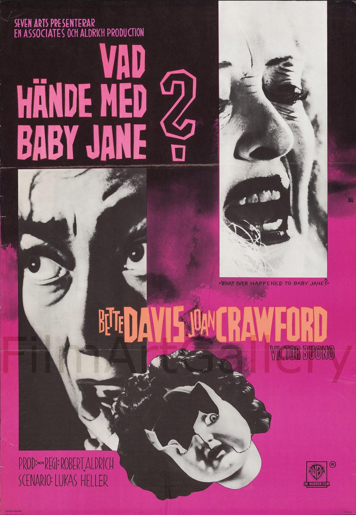 Whatever Happened to Baby Jane? Original Vintage Movie Poster