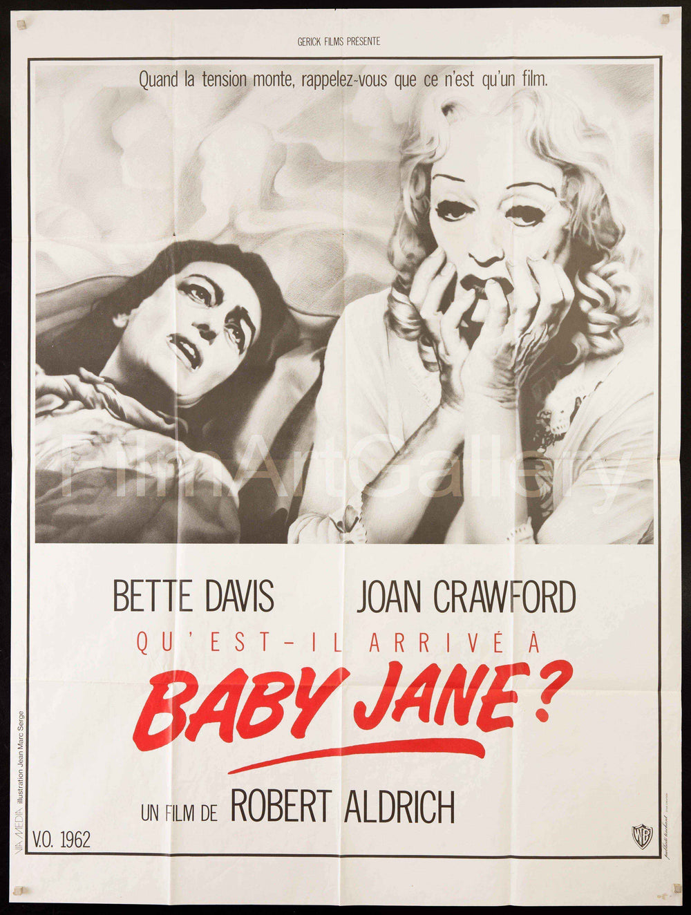 Whatever Happened to Baby Jane? Original Vintage Movie Poster