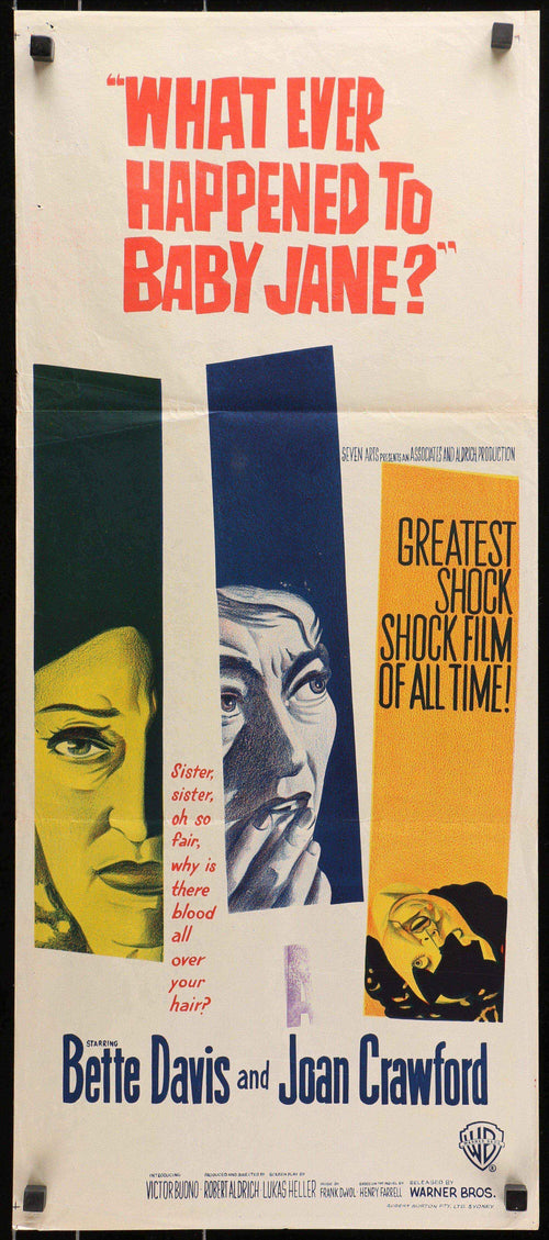 Whatever Happened to Baby Jane? Original Vintage Movie Poster