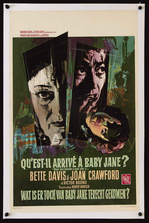 Whatever Happened to Baby Jane? Original Vintage Movie Poster