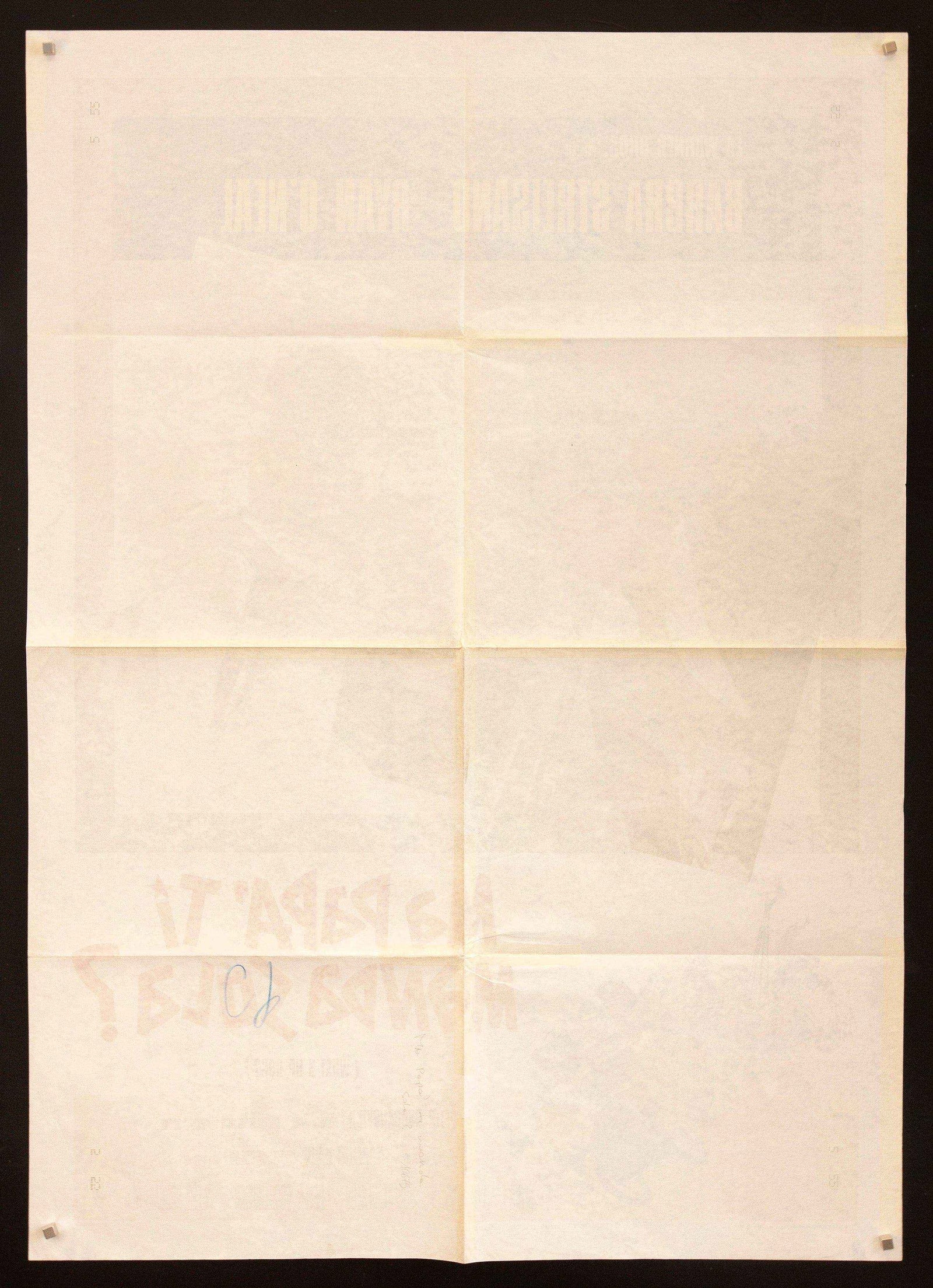 What's Up Doc Original Vintage Movie Poster
