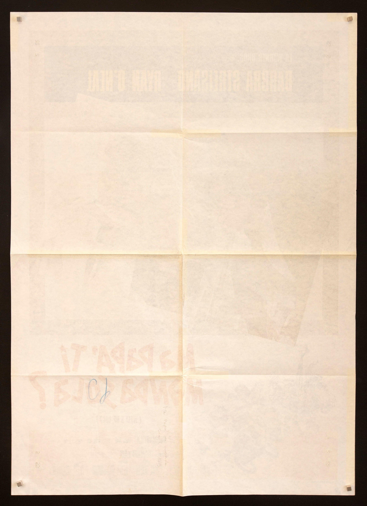 What's Up Doc Original Vintage Movie Poster