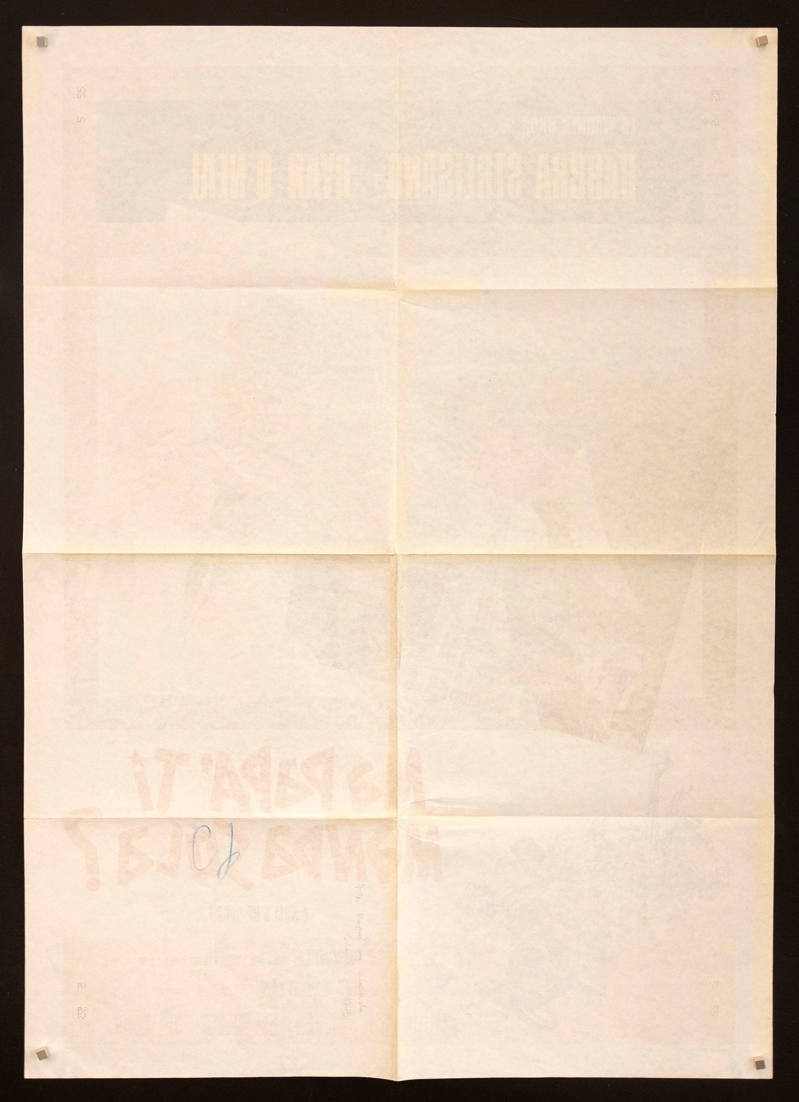 What's Up Doc Original Vintage Movie Poster