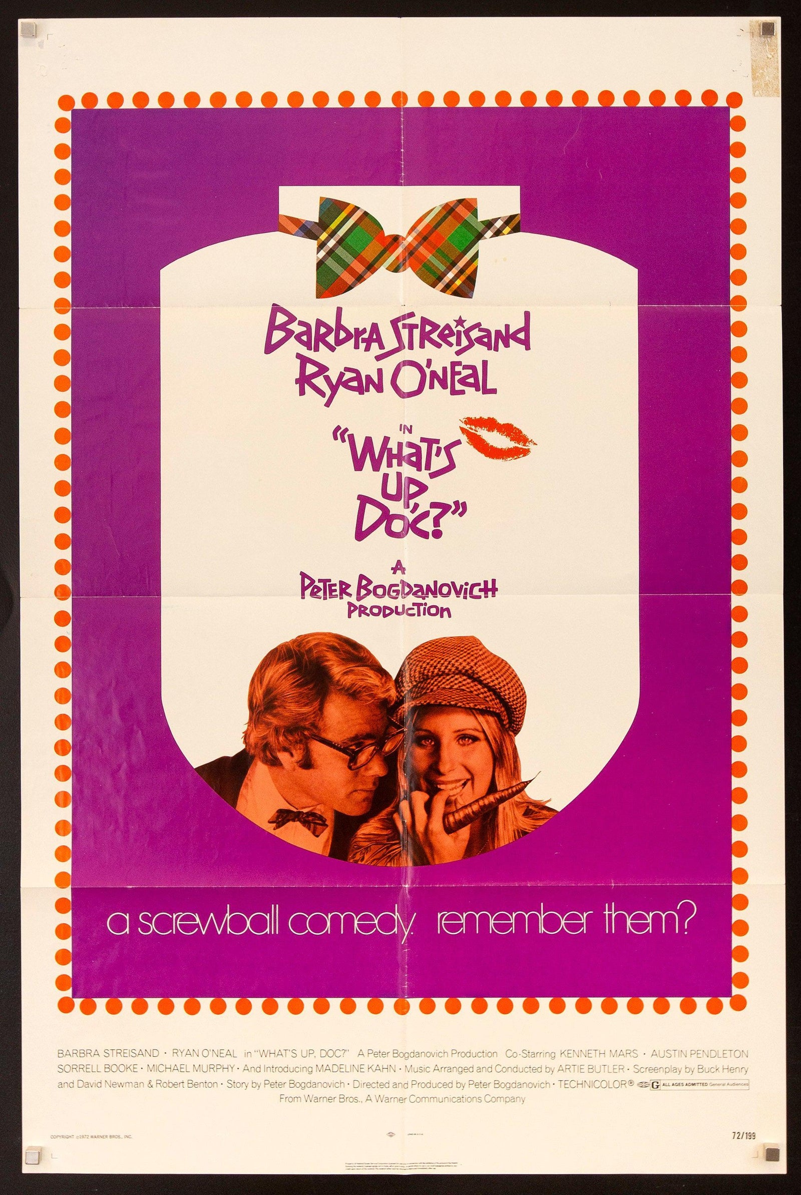 What's Up Doc Original Vintage Movie Poster