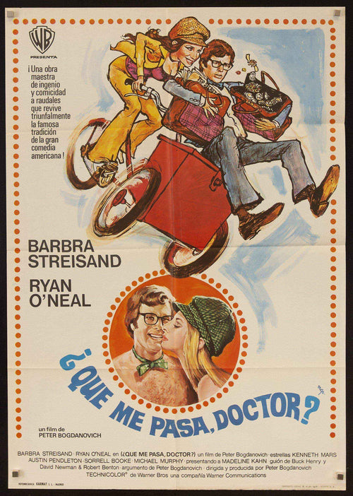 What's Up Doc Original Vintage Movie Poster