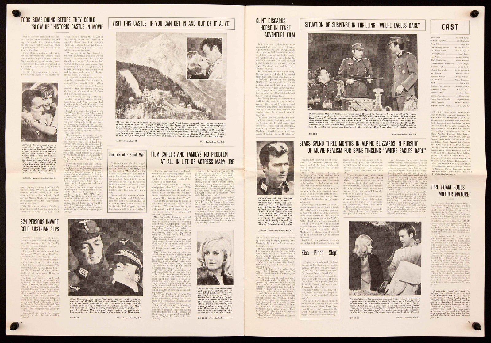 Where Eagles Dare Original Vintage Movie Poster