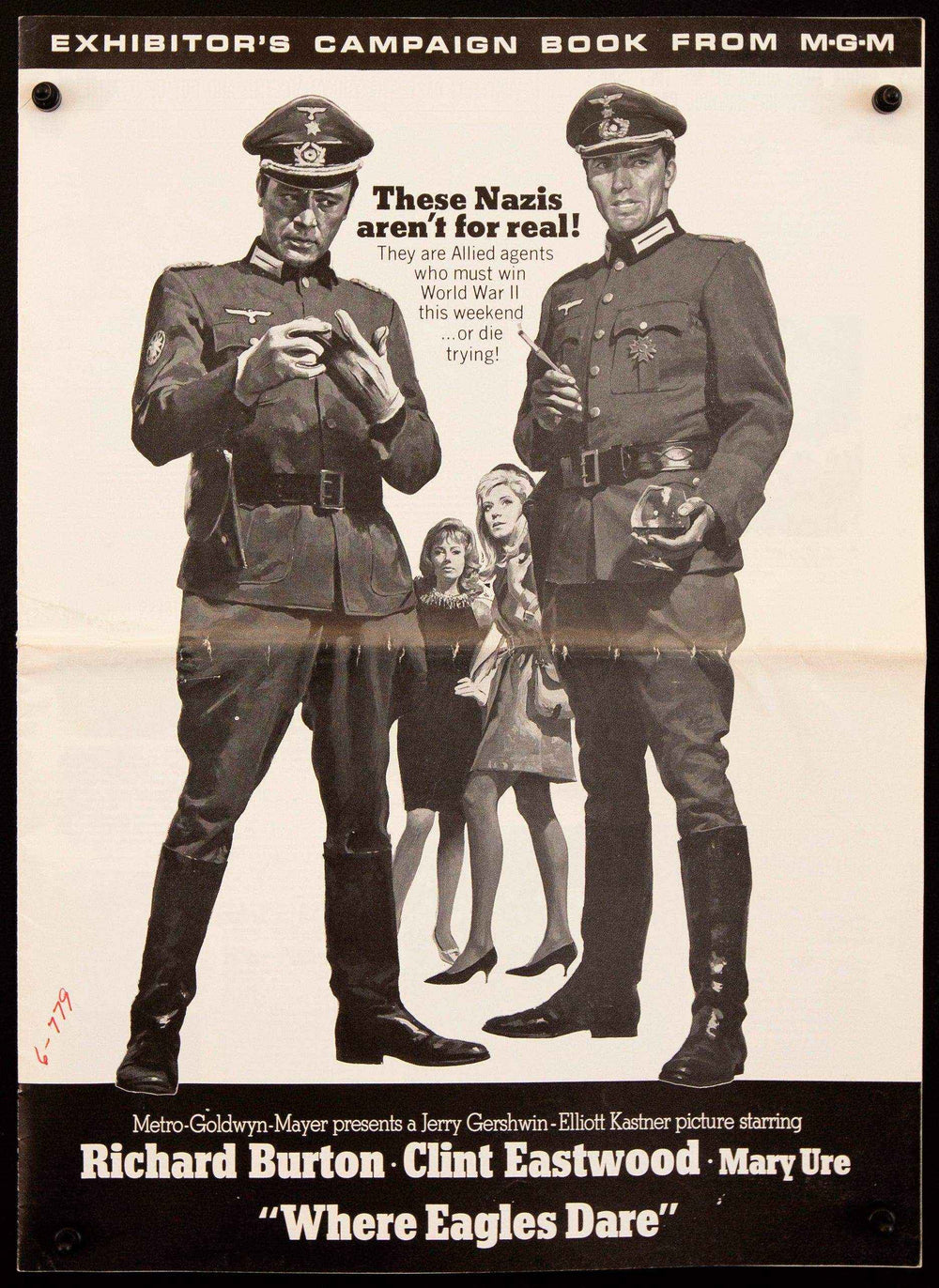Where Eagles Dare Original Vintage Movie Poster