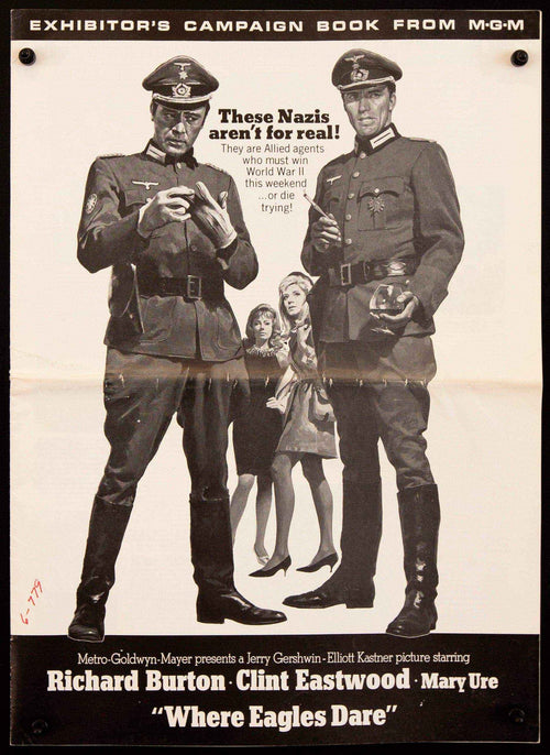 Where Eagles Dare Original Vintage Movie Poster