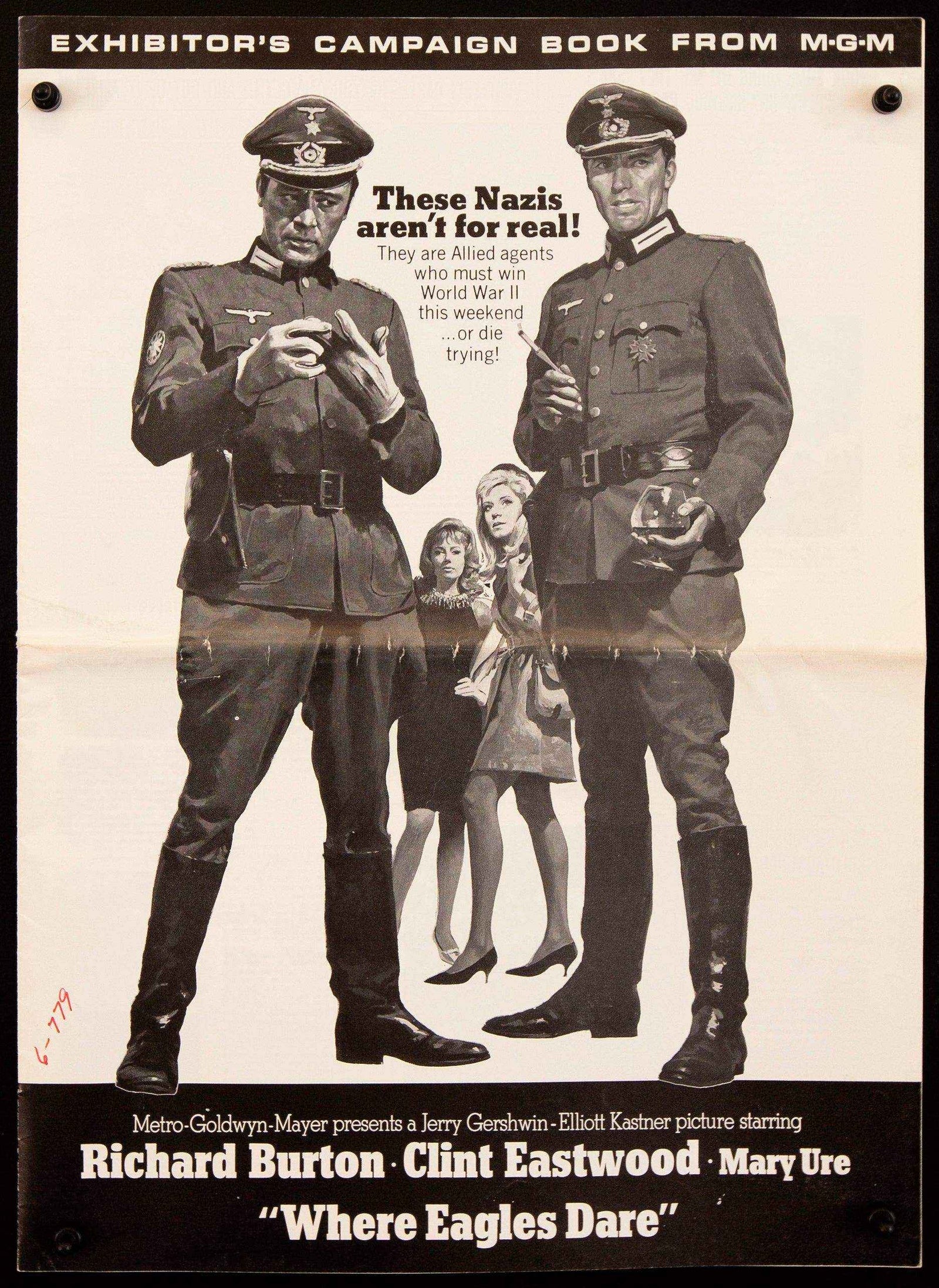 Where Eagles Dare Original Vintage Movie Poster