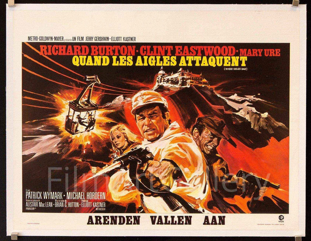 Where Eagles Dare Original Vintage Movie Poster