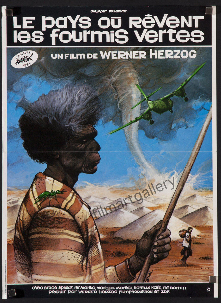 Where the Green Ants Dream Movie Poster 1984 French mini (16x23)