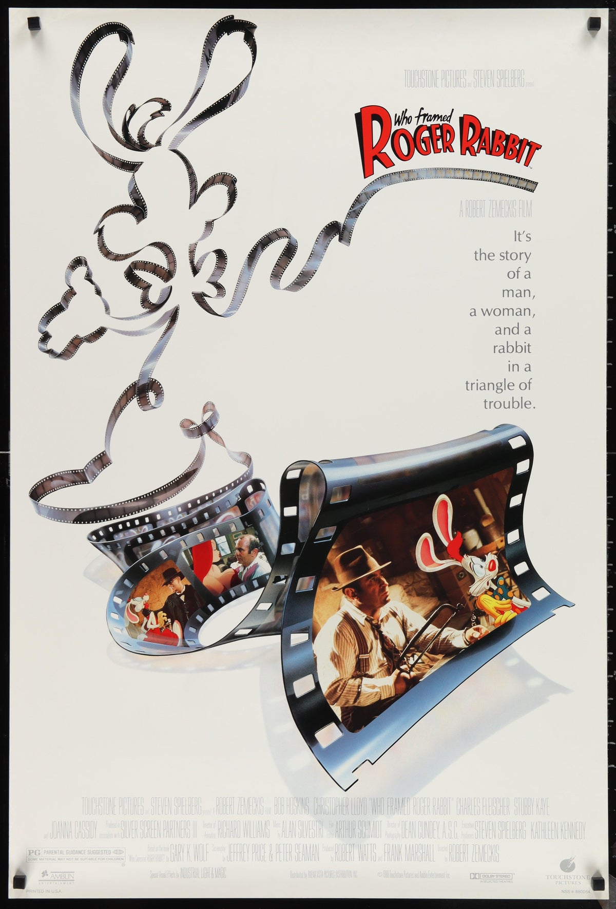 Who Framed Roger Rabbit Original Vintage Movie Poster