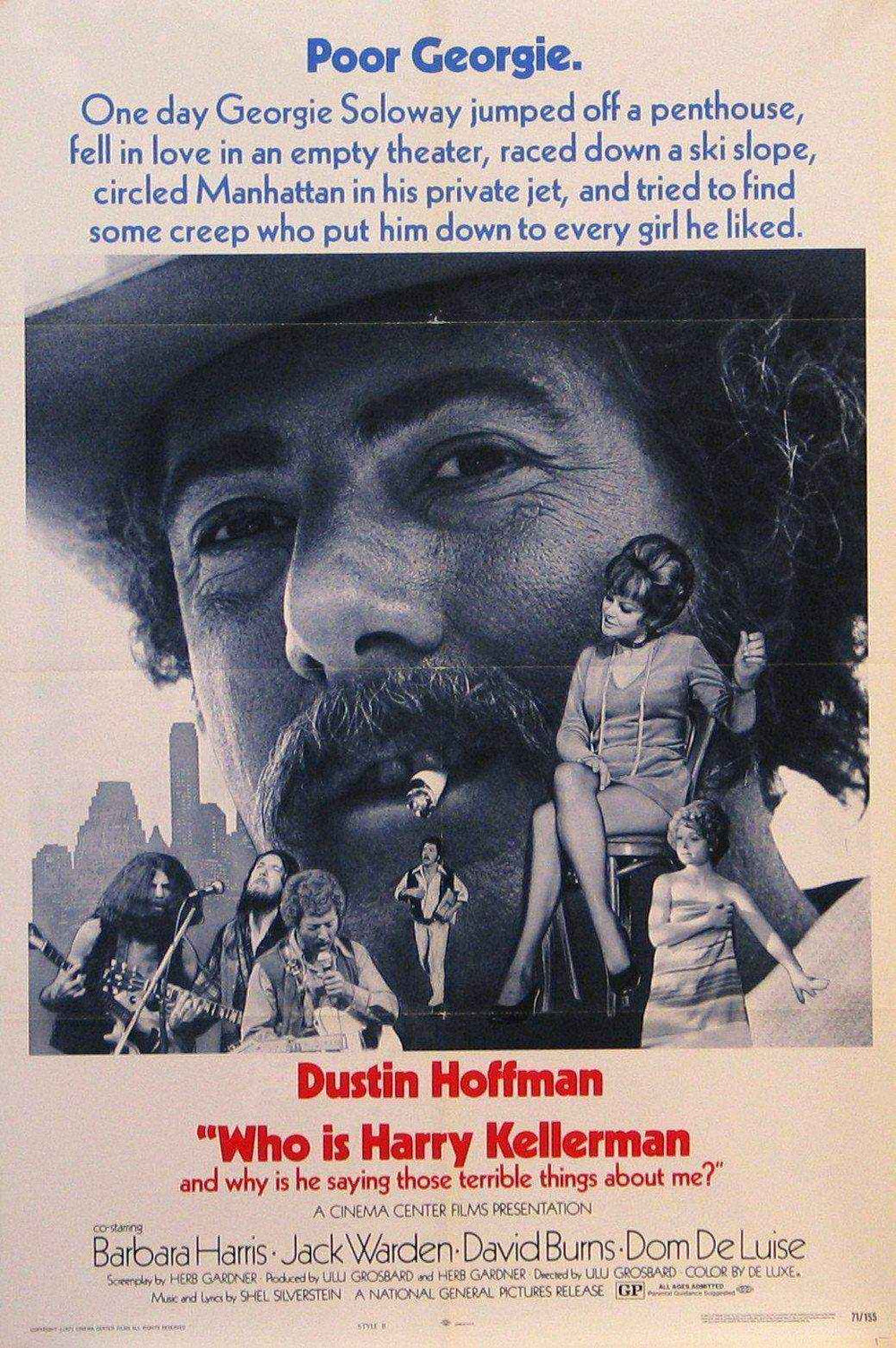 Who Is Harry Kellerman and Why Is He Saying Those Terrible Things About Me? Original Vintage Movie Poster