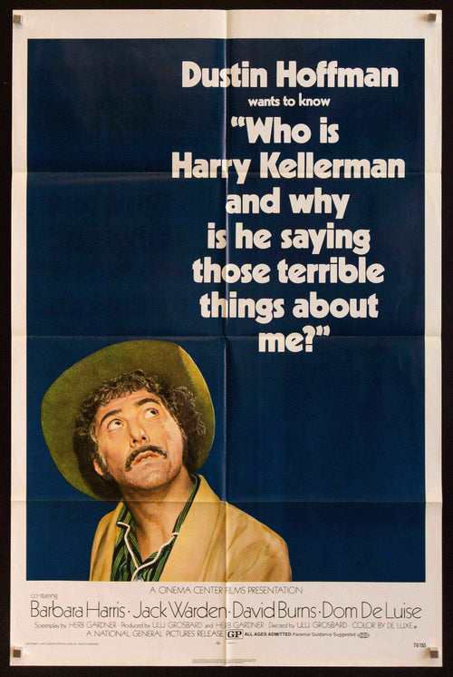 Who Is Harry Kellerman and Why Is He Saying Those Terrible Things About Me? Original Vintage Movie Poster