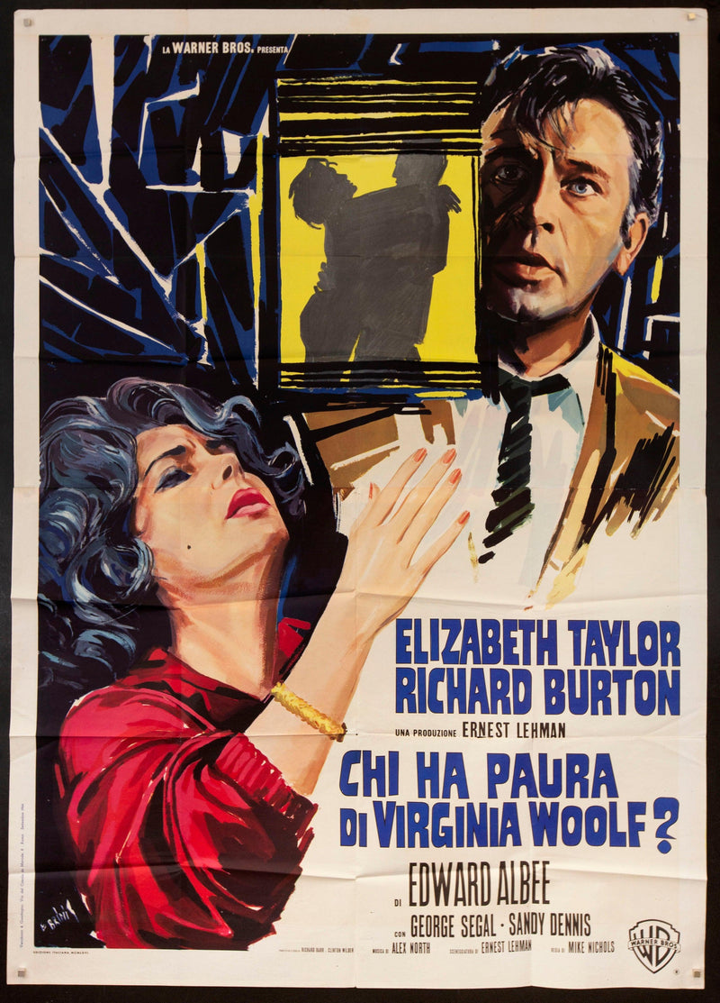 Who's Afraid of Virginia Woolf Italian 4 foglio (55x78) Original Vintage Movie Poster