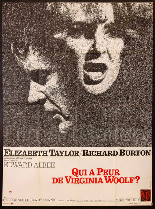 Who's Afraid of Virginia Woolf Original Vintage Movie Poster
