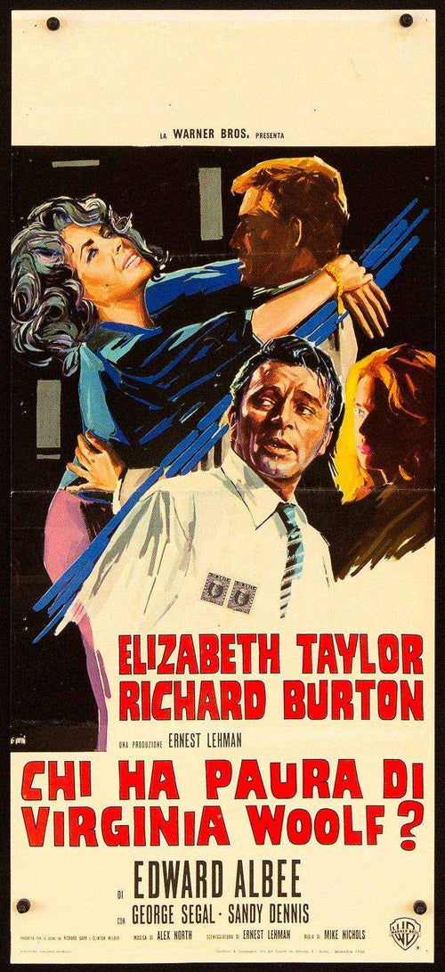 Who's Afraid of Virginia Woolf Original Vintage Movie Poster