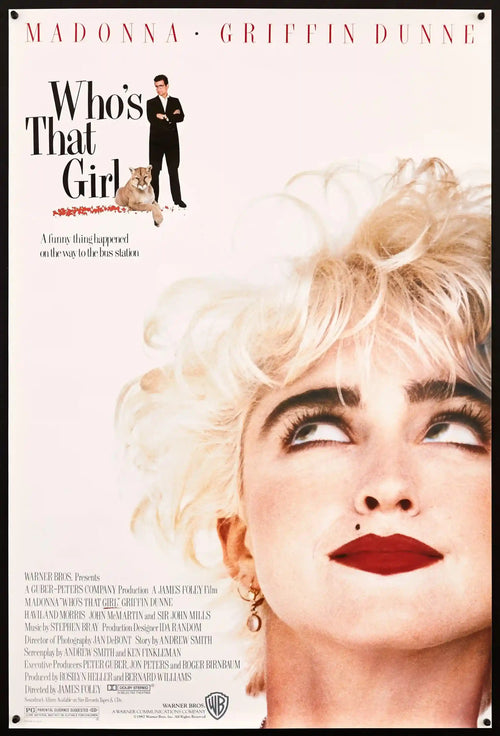Who's That Girl Original Vintage Movie Poster