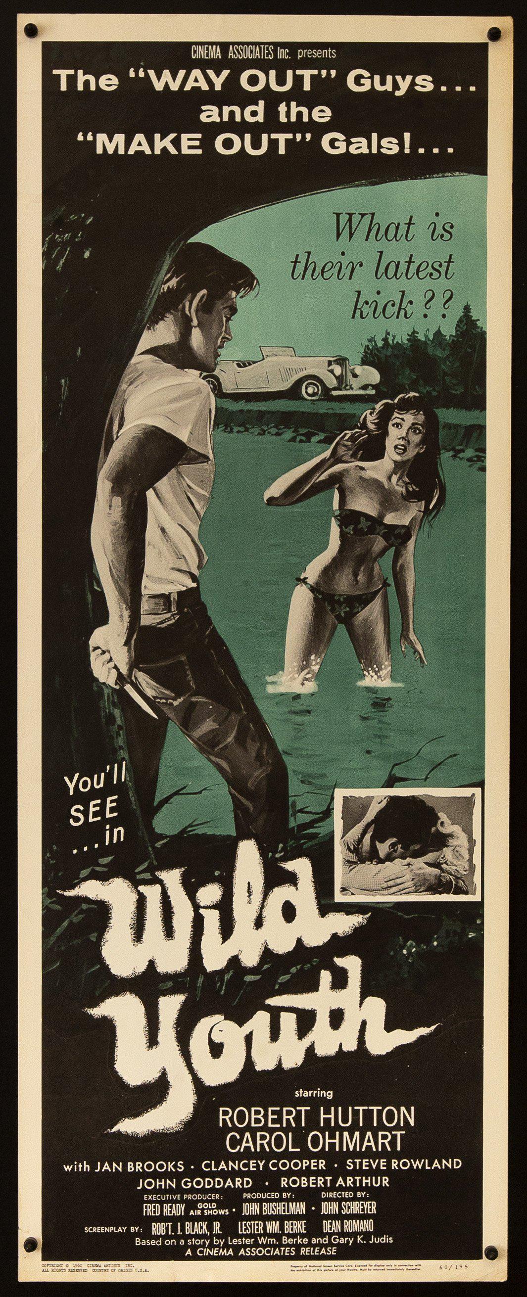 Wild Youth Original Vintage Movie Poster