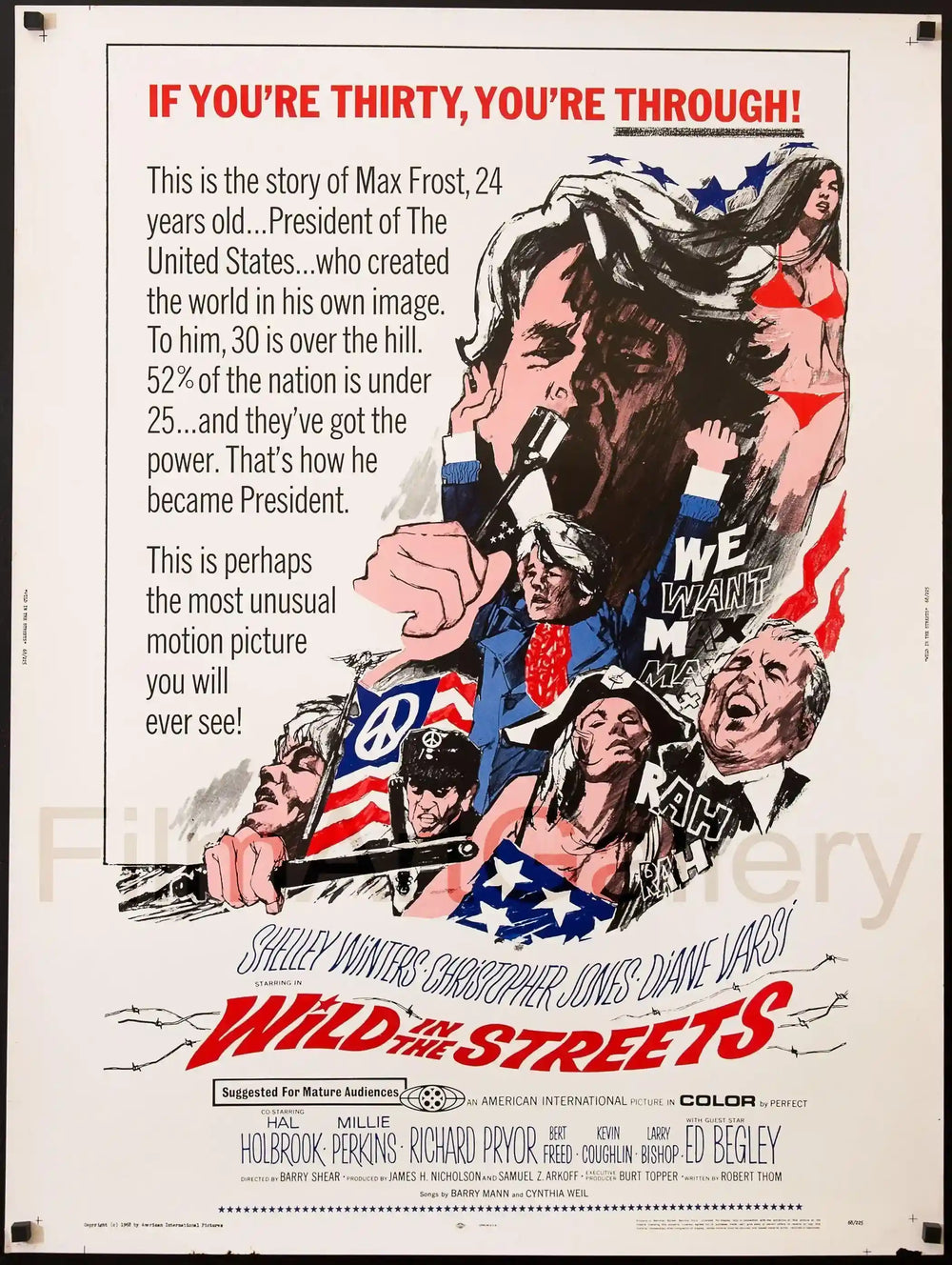 Wild in the Streets Original Vintage Movie Poster