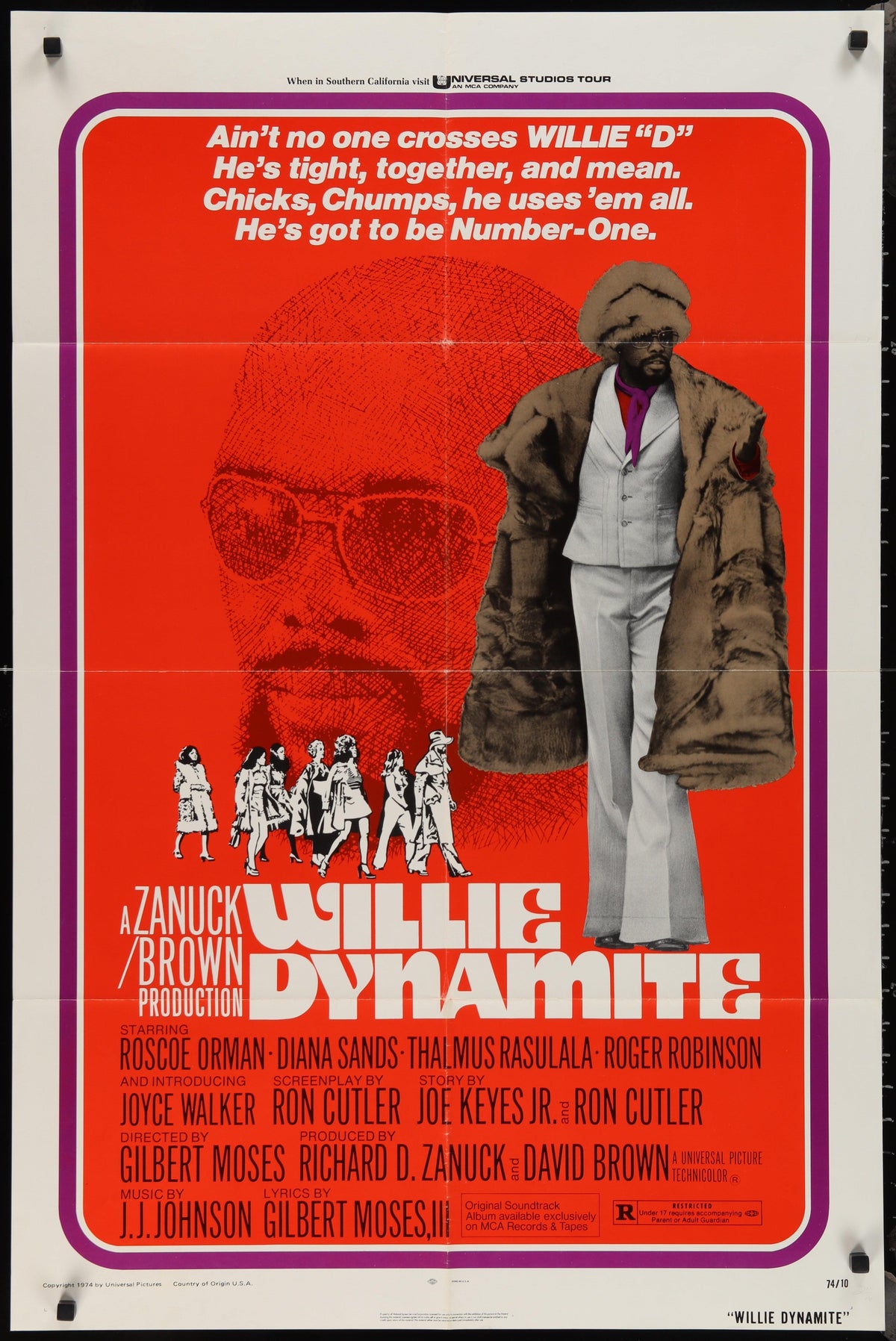Willie Dynamite Original Vintage Movie Poster