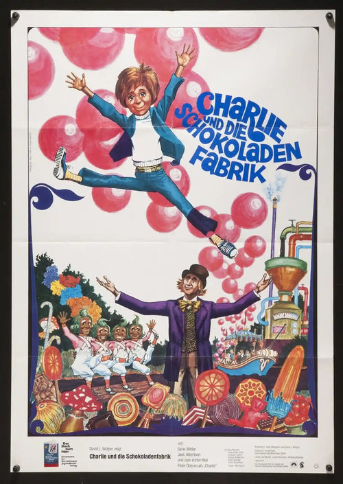 Willy Wonka and the Chocolate Factory Original Vintage Movie Poster