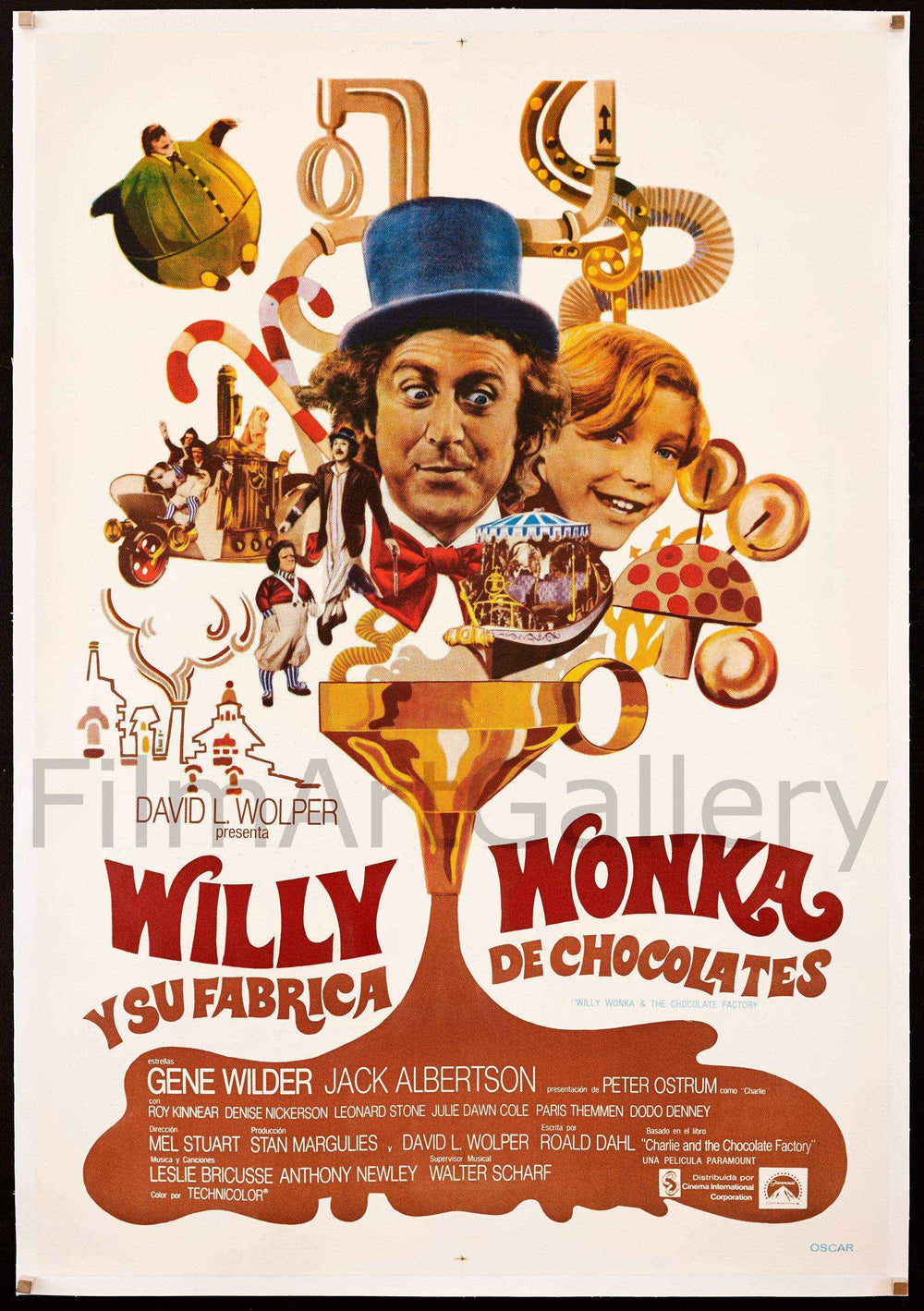 Willy Wonka and the Chocolate Factory Original Vintage Movie Poster