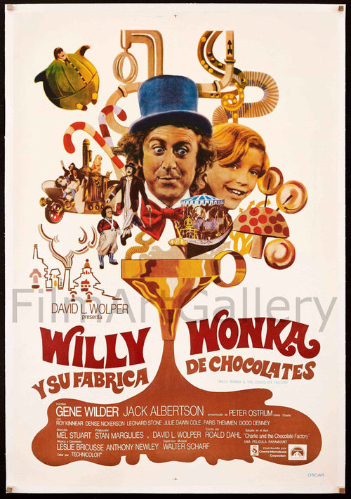 Willy Wonka and the Chocolate Factory Original Vintage Movie Poster