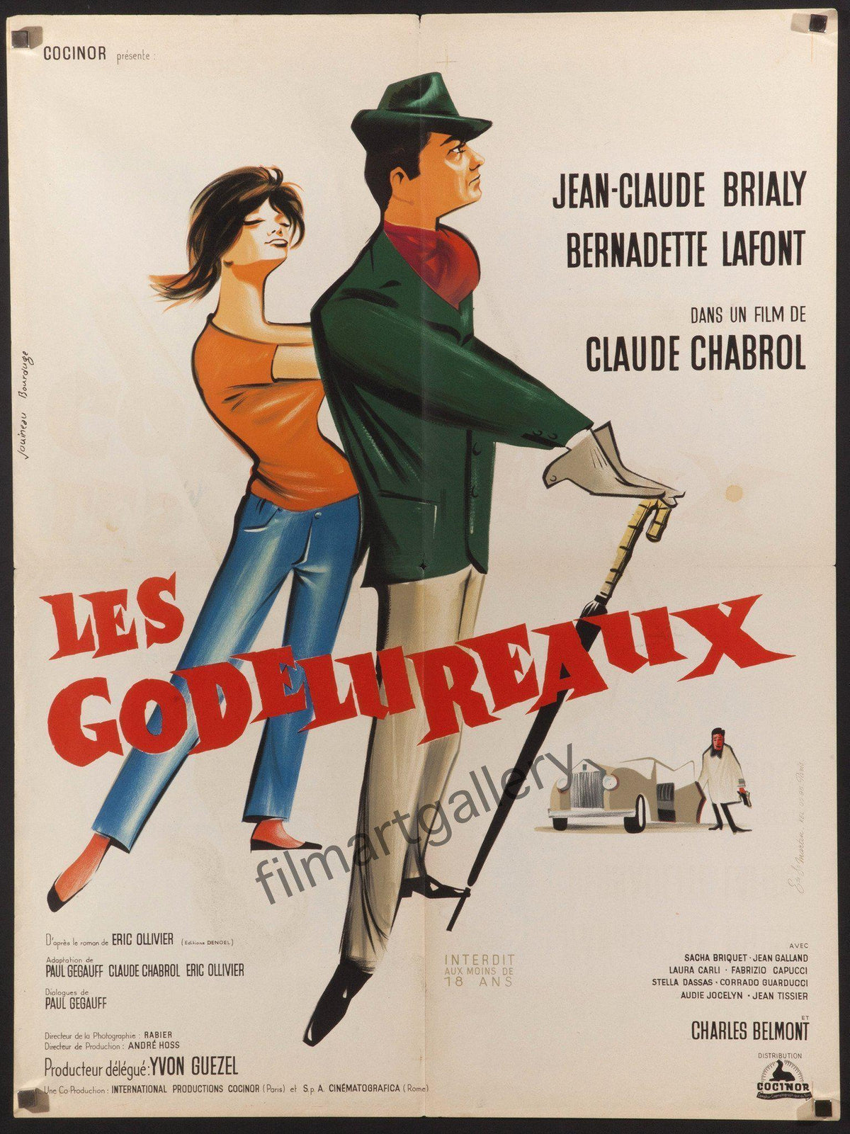 Wise Guys (Les Godelureaux) Original Vintage Movie Poster