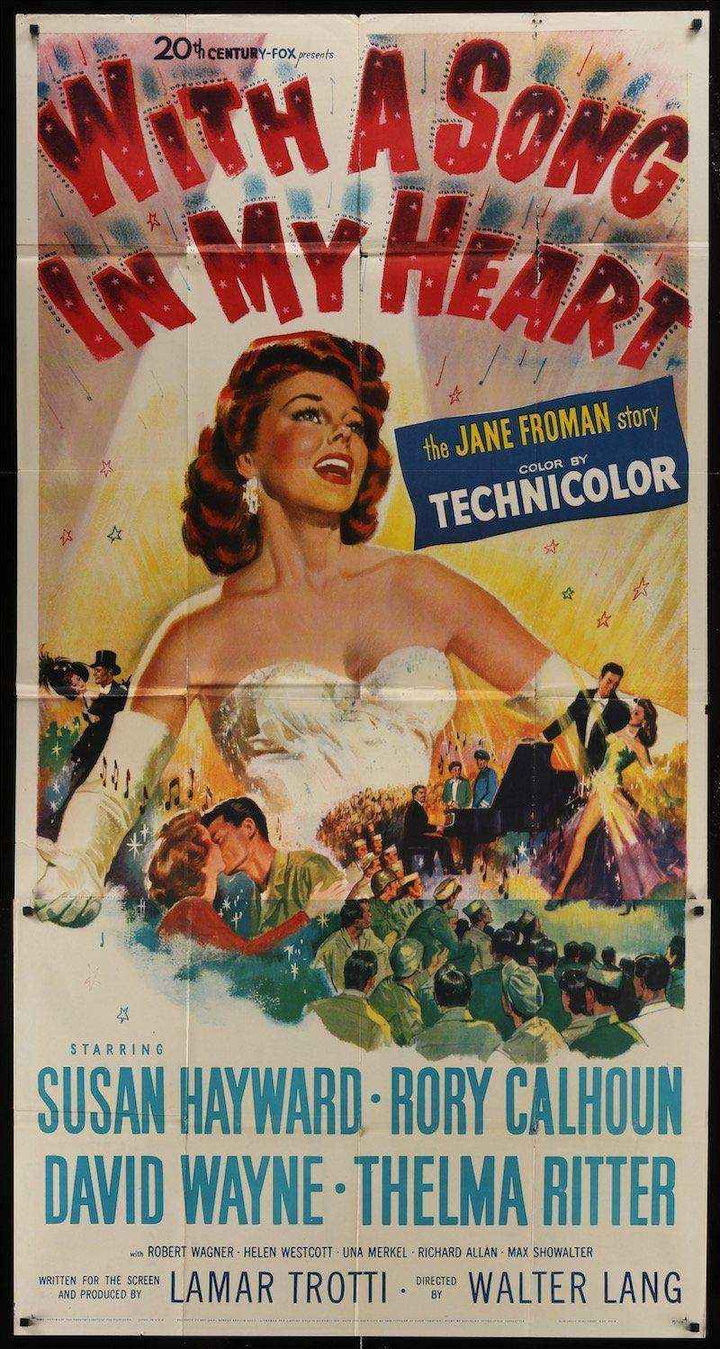 With a Song In My Heart Original Vintage Movie Poster