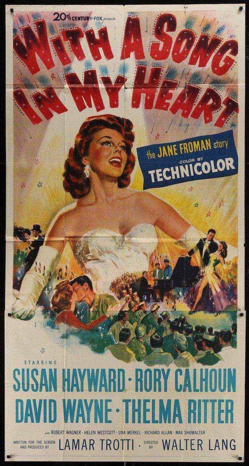 With a Song In My Heart Original Vintage Movie Poster