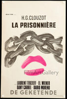 Woman In Chains (La Prisonniere) Movie Poster 1969 Half sheet