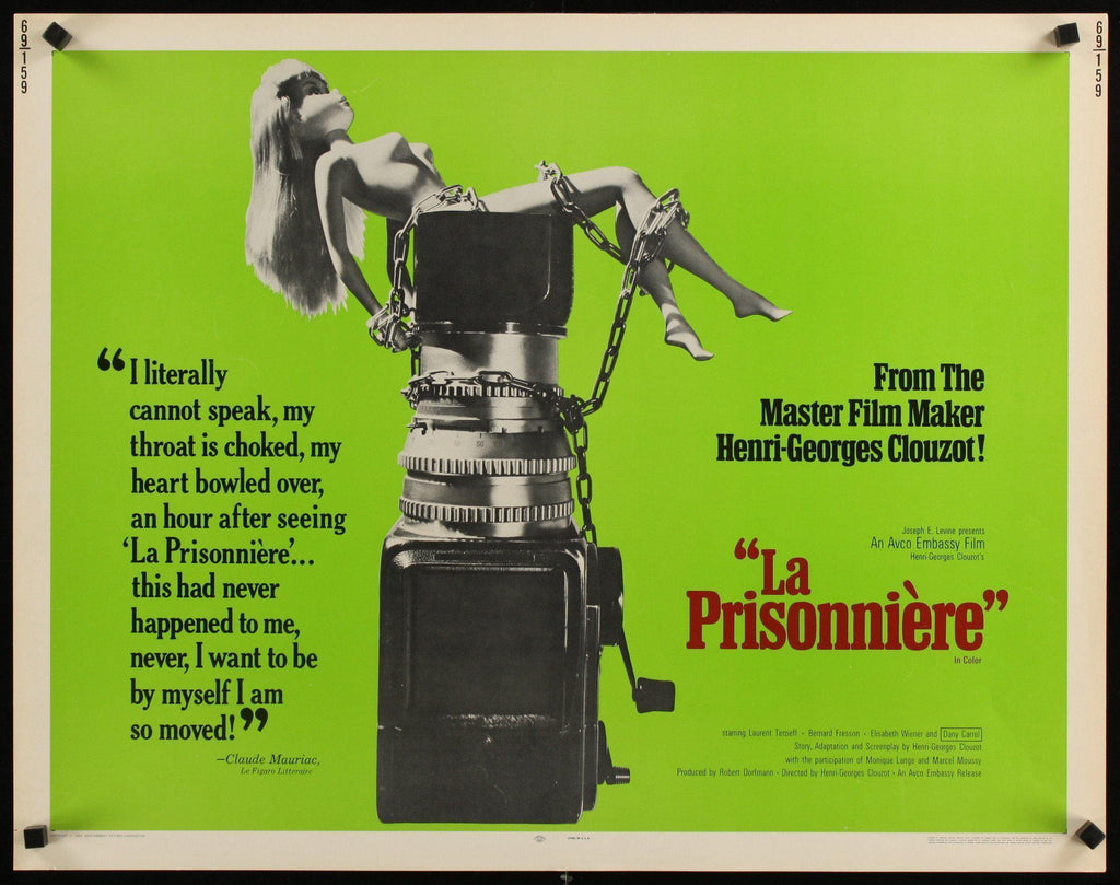 Woman In Chains (La Prisonniere) Half sheet (22x28) Original Vintage Movie Poster