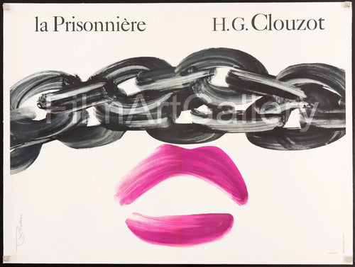 Woman In Chains (La Prisonniere) Original Vintage Movie Poster