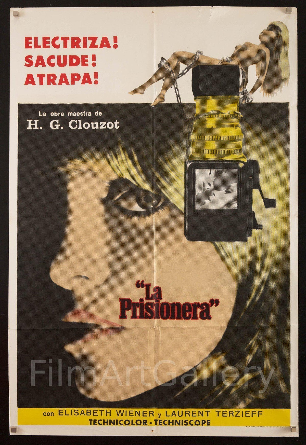 Woman In Chains (La Prisonniere) Original Vintage Movie Poster