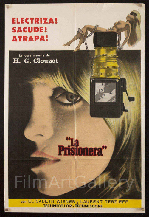 Woman In Chains (La Prisonniere) Original Vintage Movie Poster