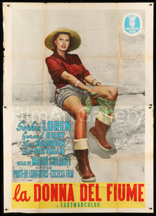 Woman of the River (La Donna del Fiume) Original Vintage Movie Poster