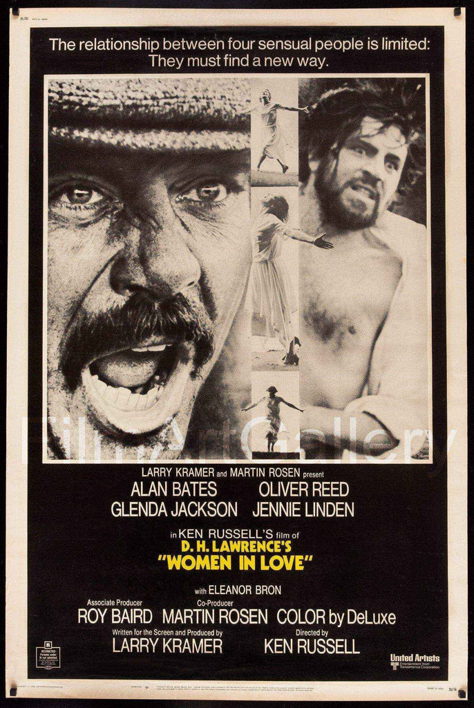 Women In Love Movie Poster 1970 40x60