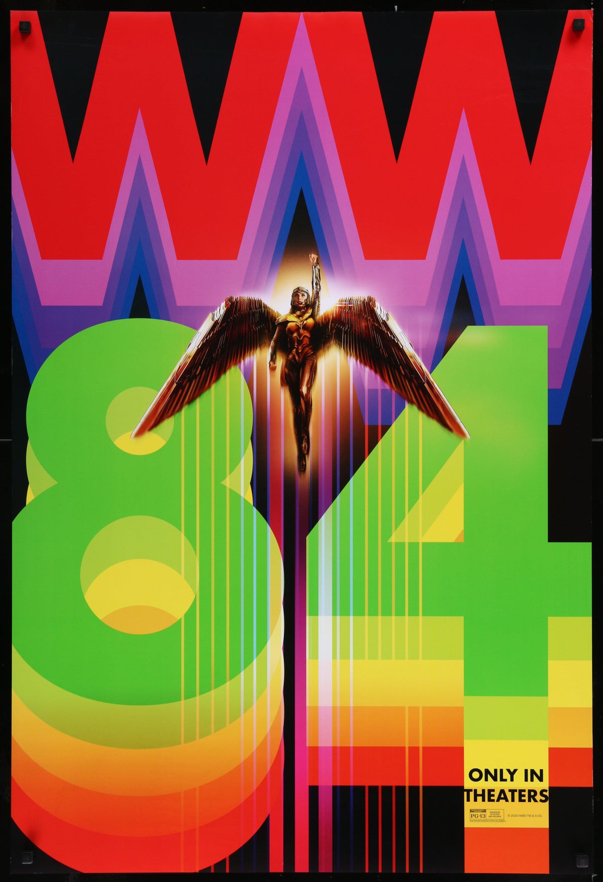 Wonder Woman 1984 Original Vintage Movie Poster