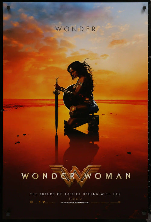 Wonder Woman Original Vintage Movie Poster